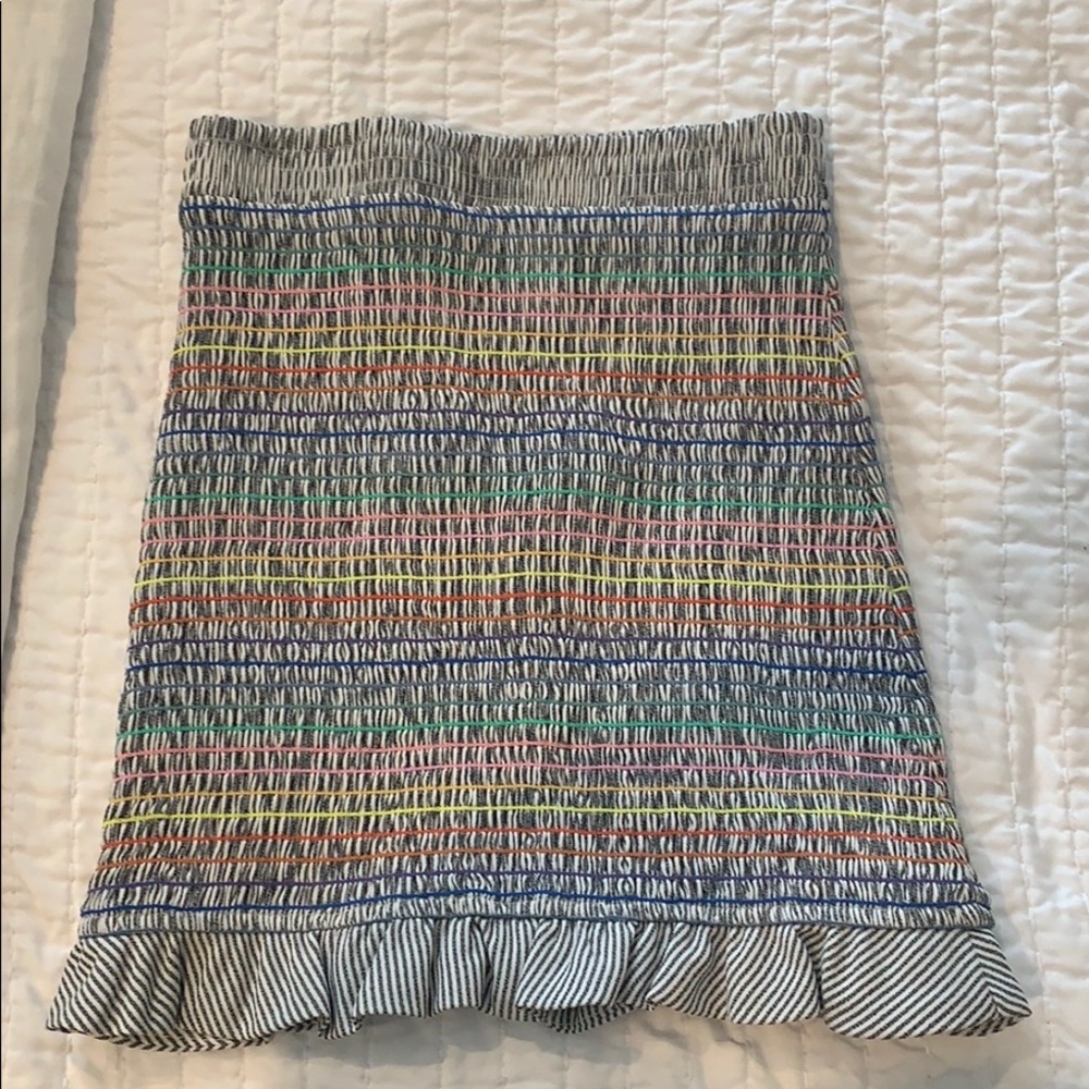 Lulus rainbow body con mini skirt